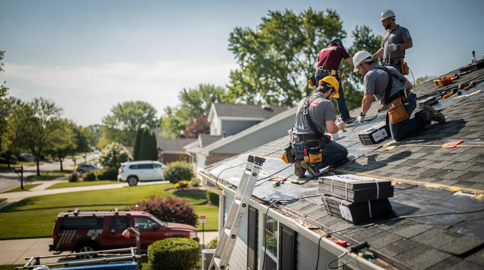 Roof Repair in Hidalgo, IL around you